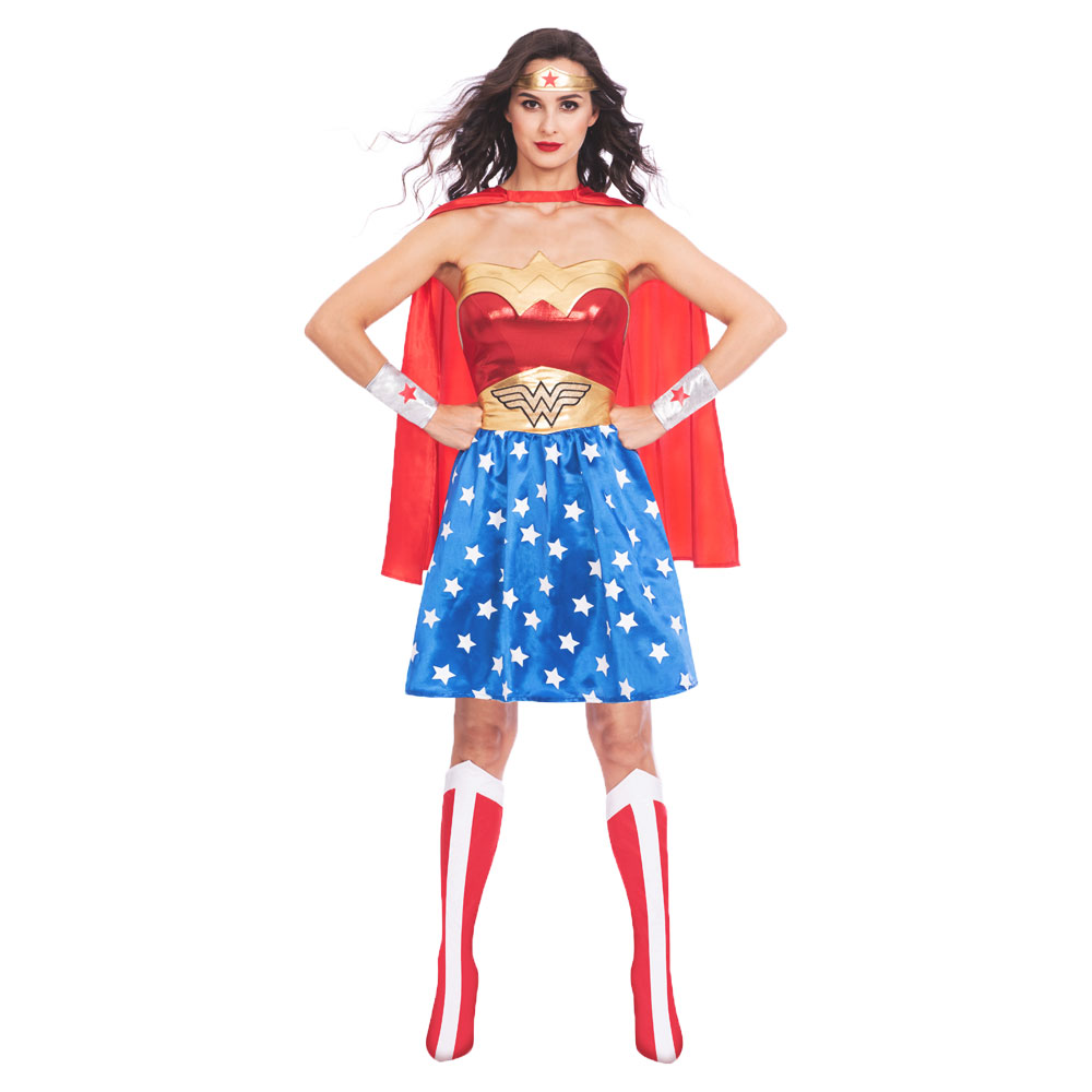 Läs mer om Wonder Woman Dräkt Klassisk