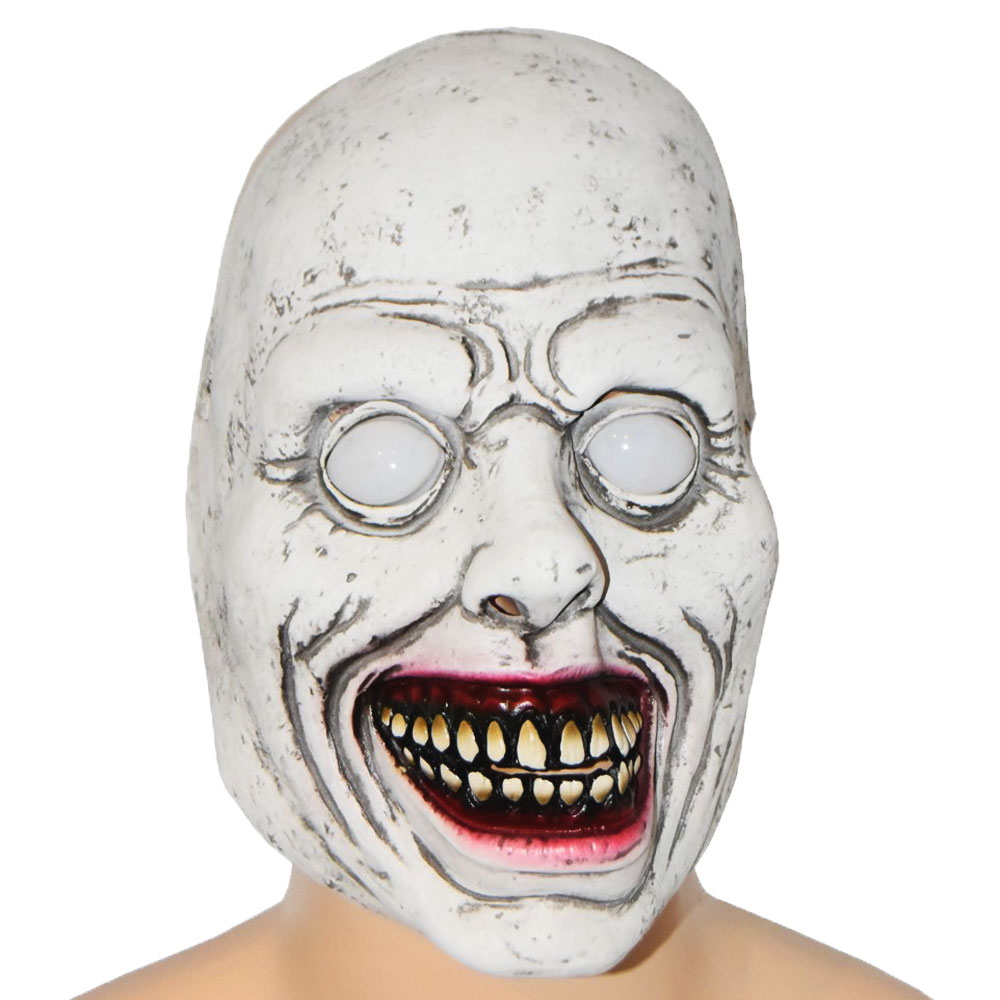Läs mer om Zombie Mask med Vita Ögon