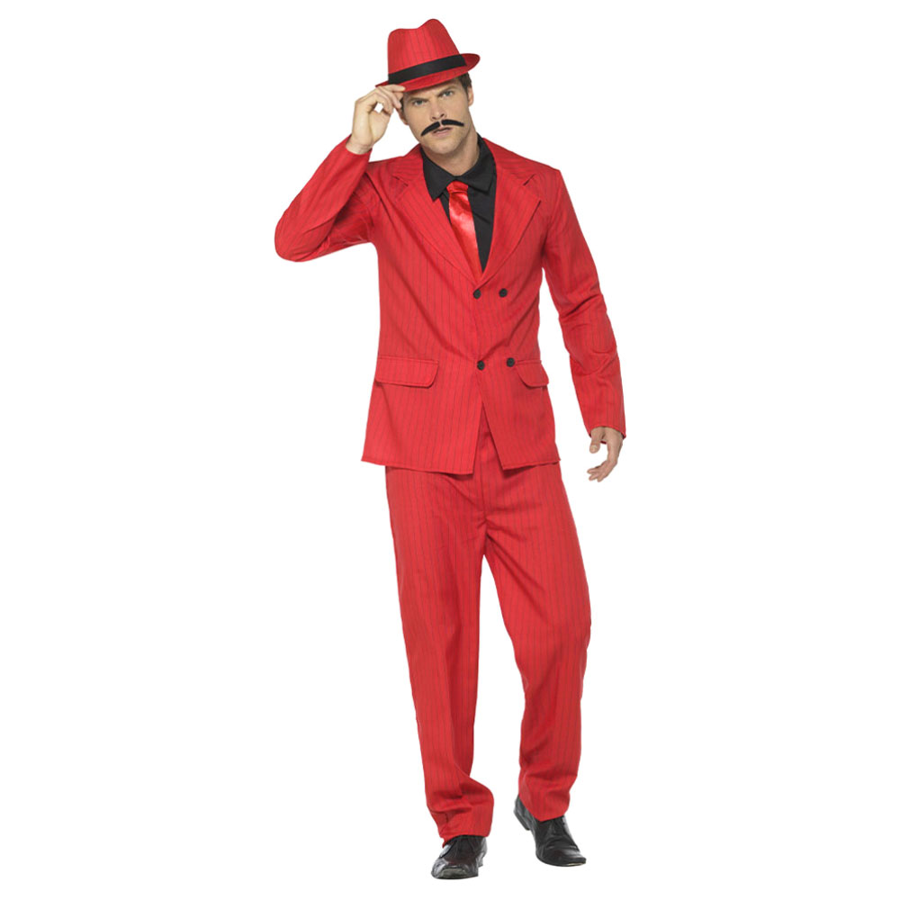 Läs mer om Zoot Suit Maskeraddräkt Röd