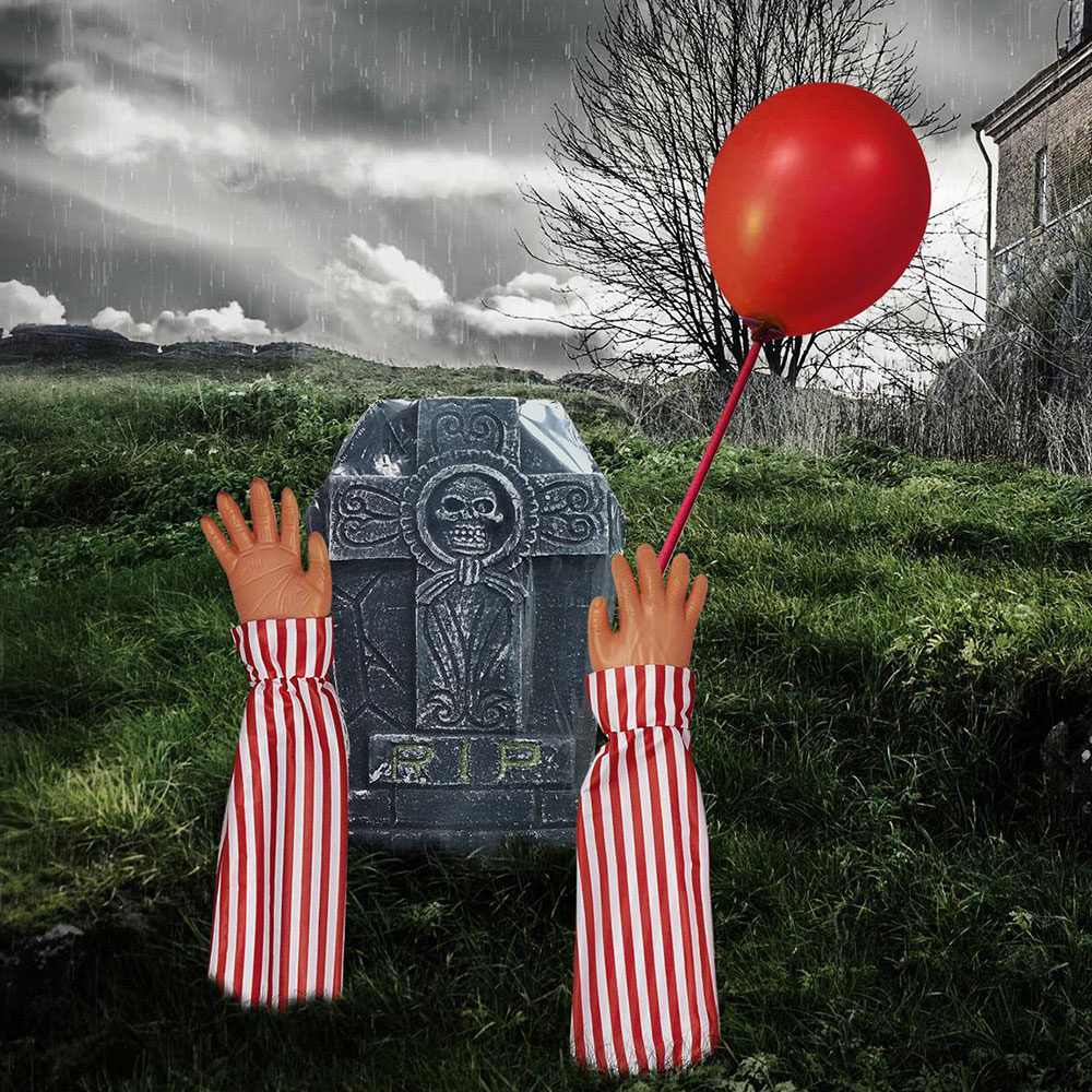 Läs mer om Begravd Clown Utomhus Dekoration