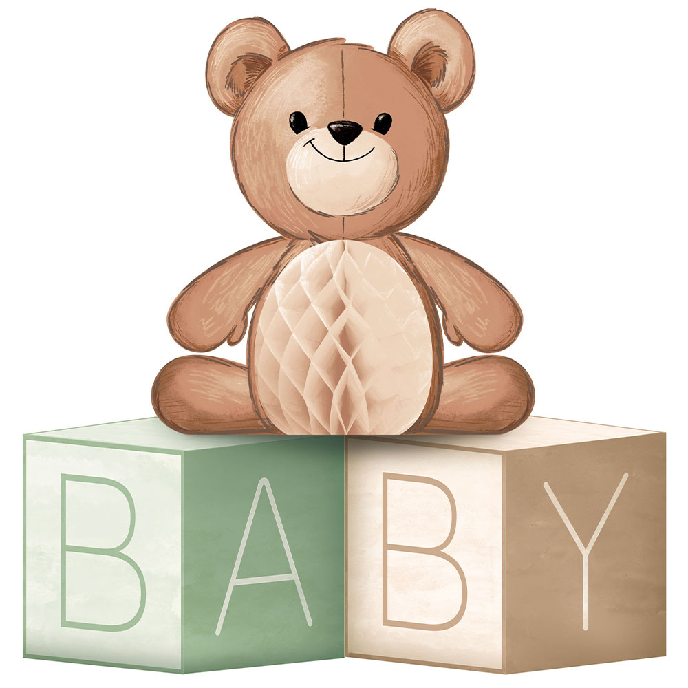 Bordsdekoration Nallebjörn Baby