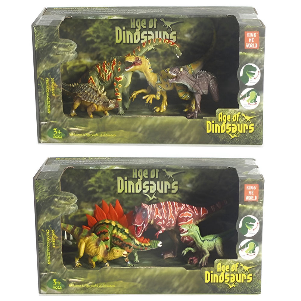 Läs mer om Dinosaurie Lekset 4-Pack