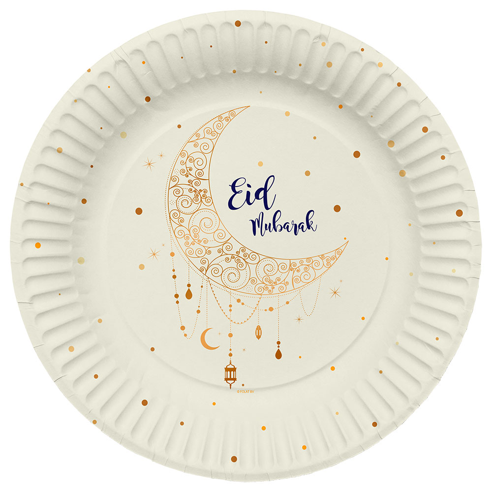 Läs mer om Eid Mubarak Papptallrikar