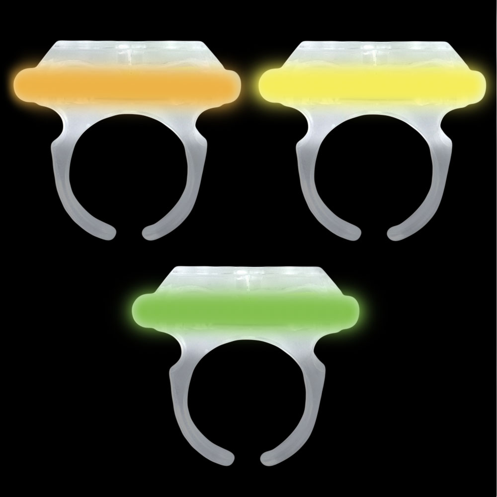 Glowstick Ringar 6-Pack