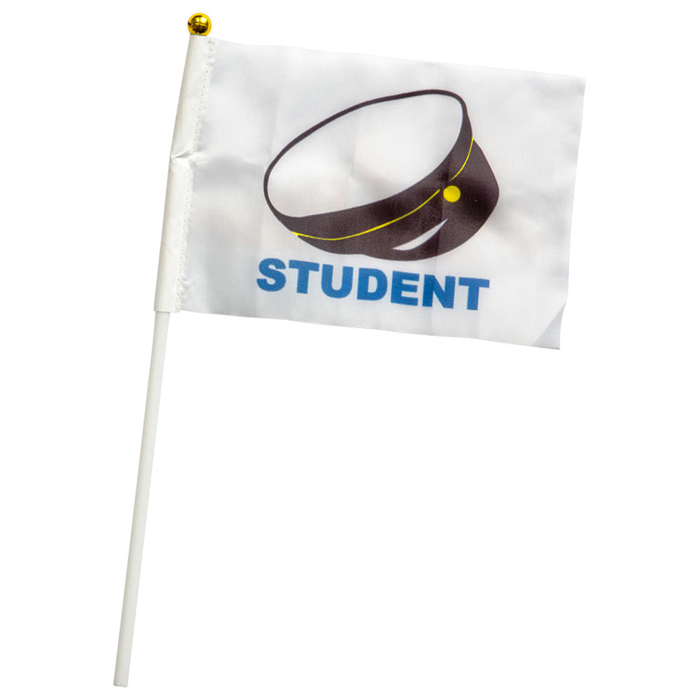 Läs mer om Handflaggor Studenten 6-Pack