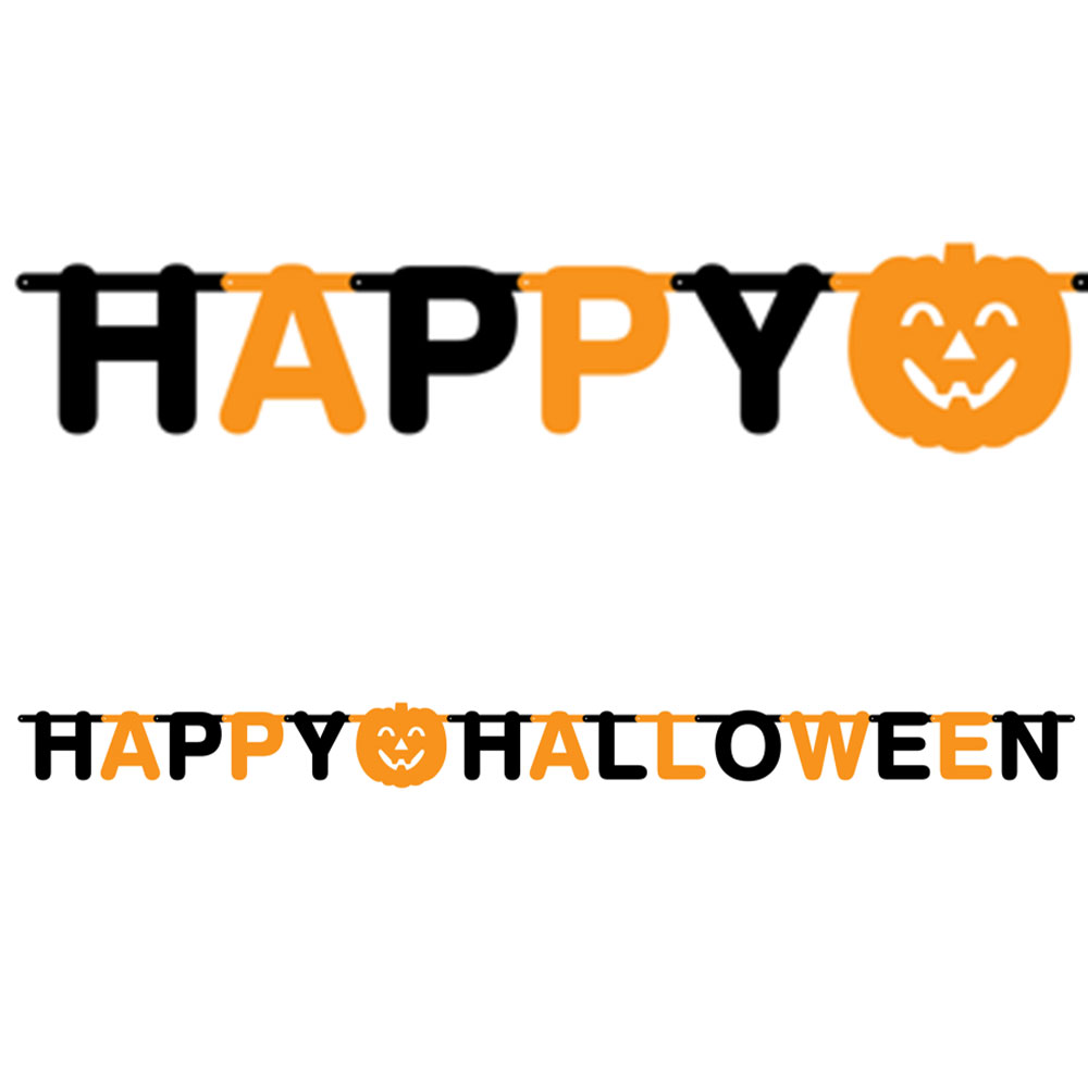 Läs mer om Happy Halloween Pappgirlang