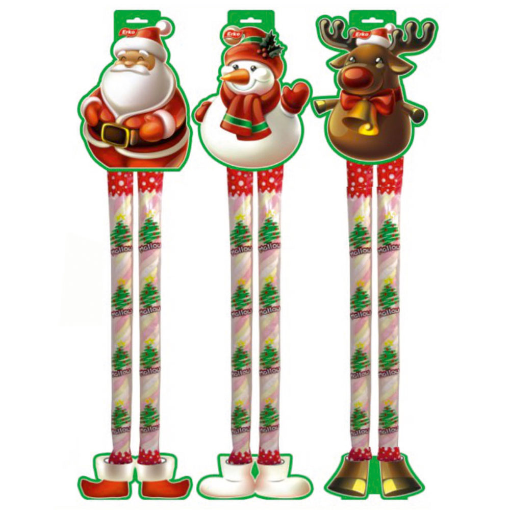 Jul Marshmallow Long Legs | Högtider - Jul - Julgodis | Party Outlet