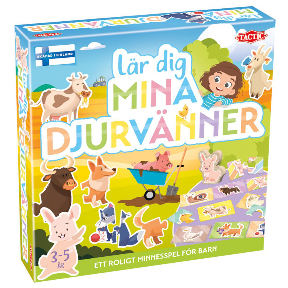 Läs mer om Lär Dig Mina Djurvänner Barnspel