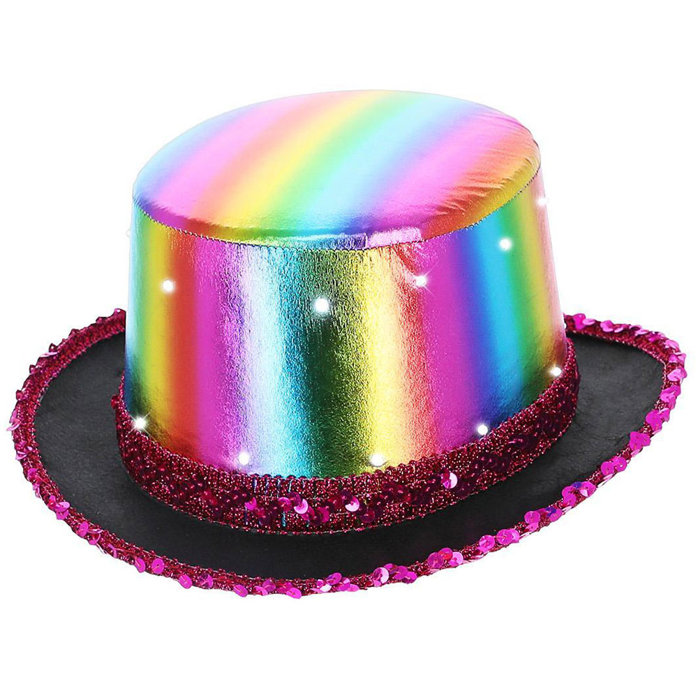 Läs mer om LED Hög Hatt Metallisk Rainbow