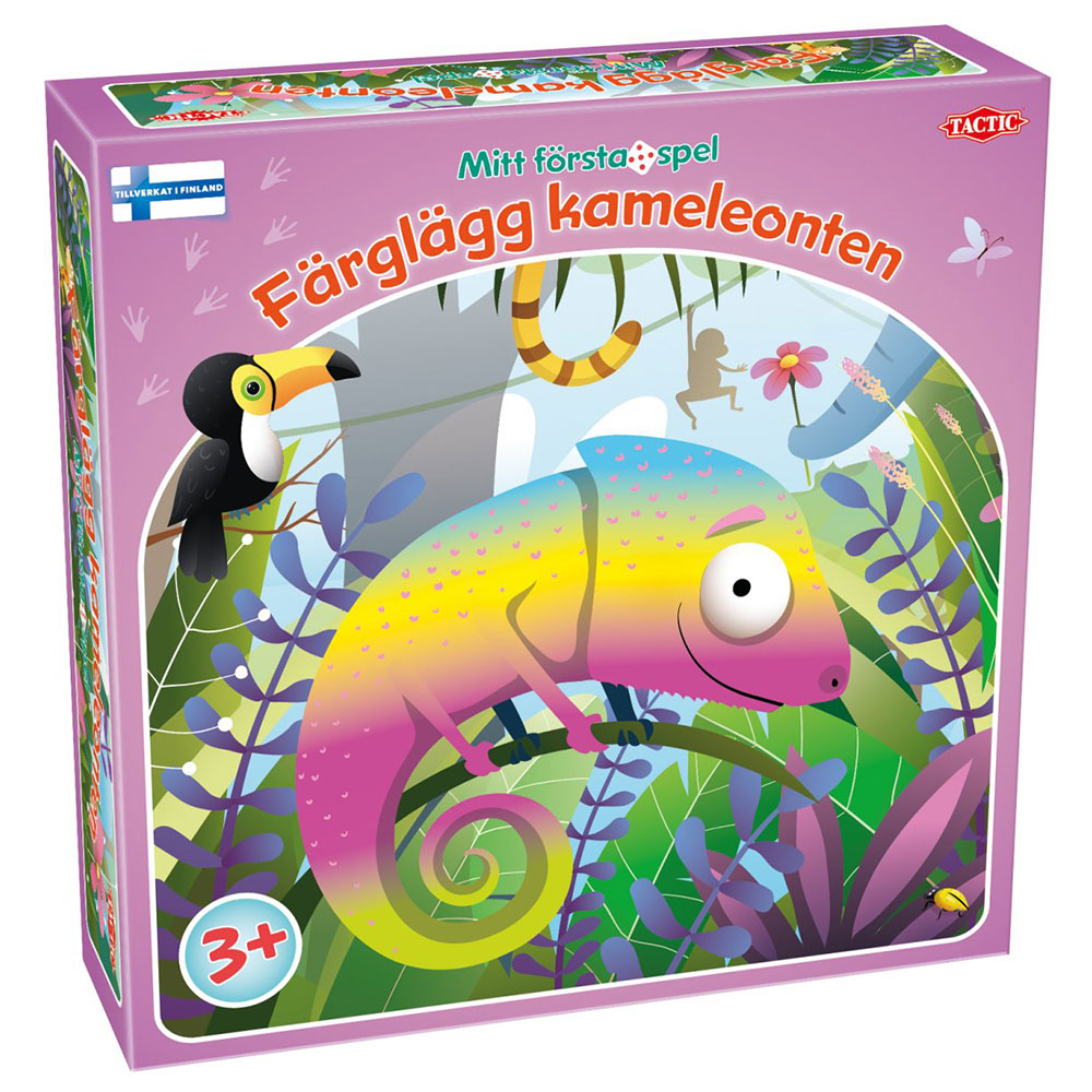 Mitt Första Spel - Färglägg Kameleonten