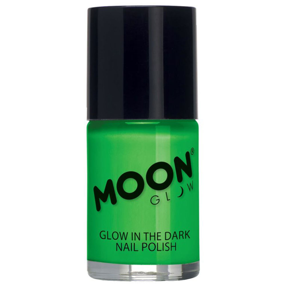 Läs mer om Moon Glow Självlysande Nagellack Grönt