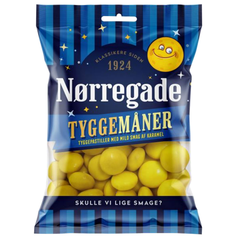 Norregade Tuggmånar | Festartiklar//Godis//Karameller//Ätbart & Drickbart | PartyOutlet