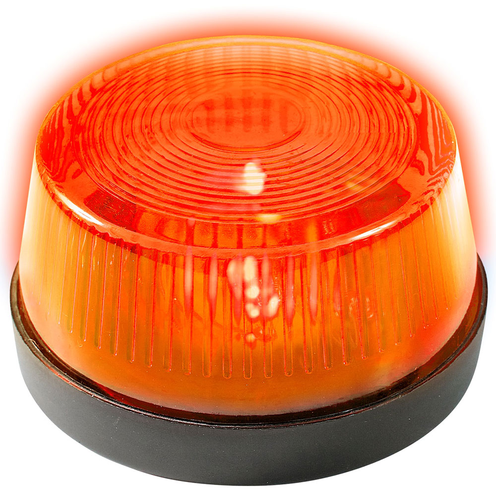 Läs mer om Orange Blinkande Varninglampa