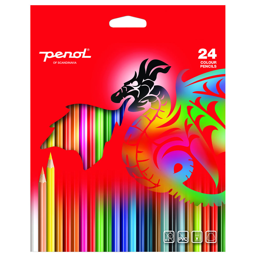 Läs mer om Penol Standard Färgpennor 24-Pack