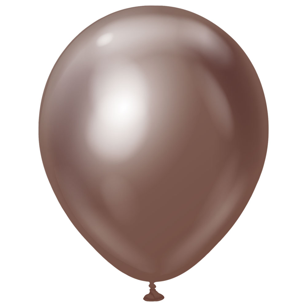 Läs mer om Premium Latexballonger Chrome Chocolate