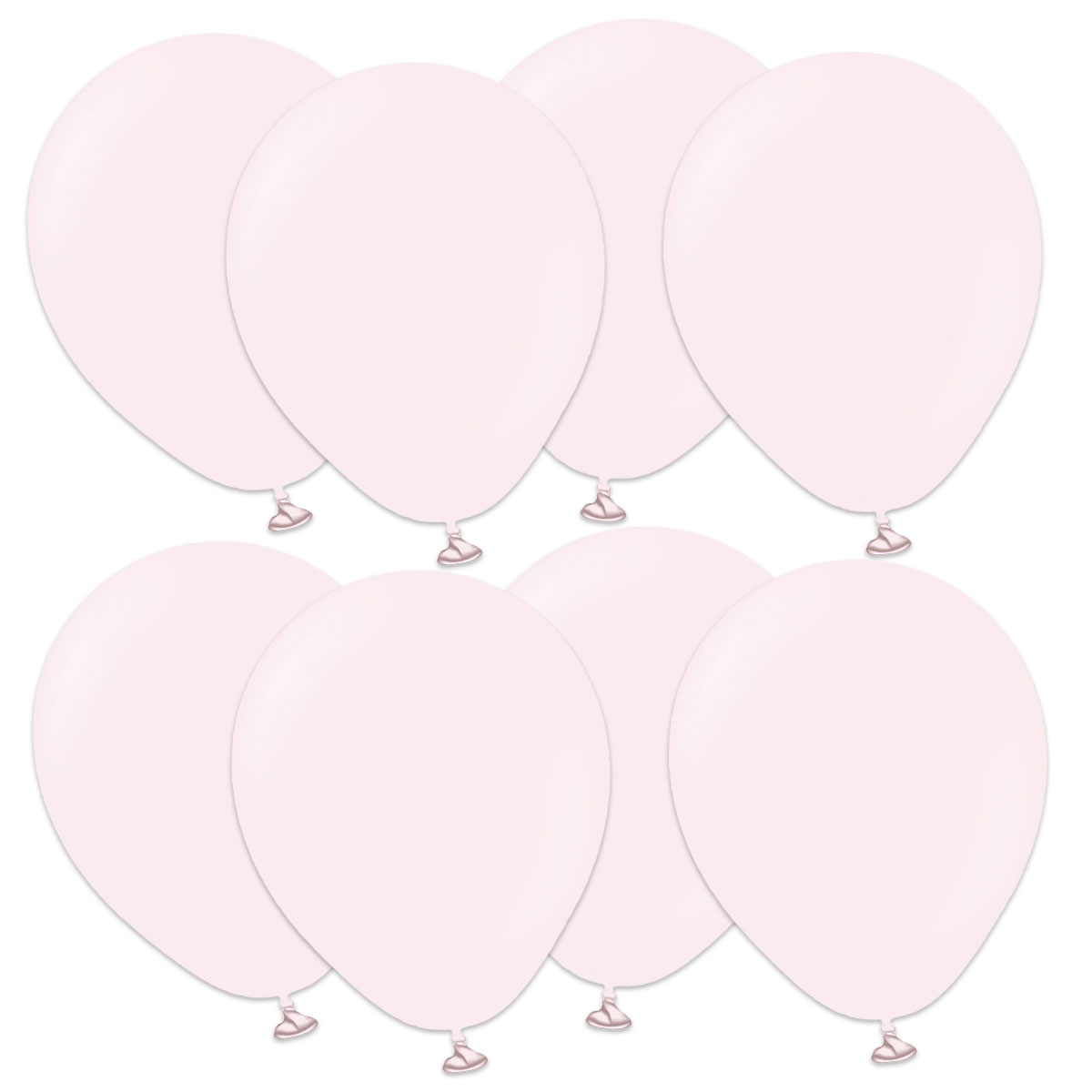 Premium Små Latexballonger Macaron Pink