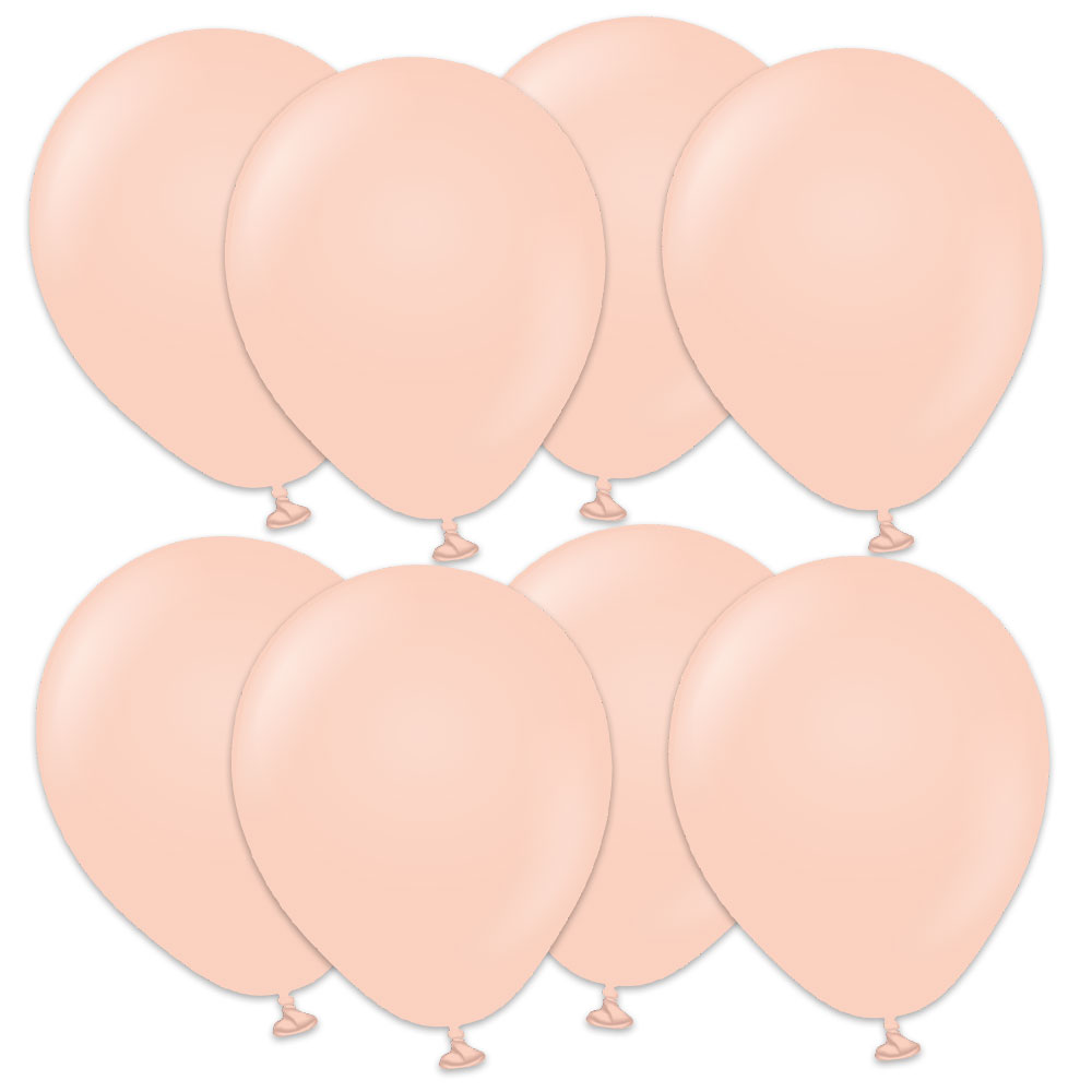 Premium Små Latexballonger Macaron Salmon