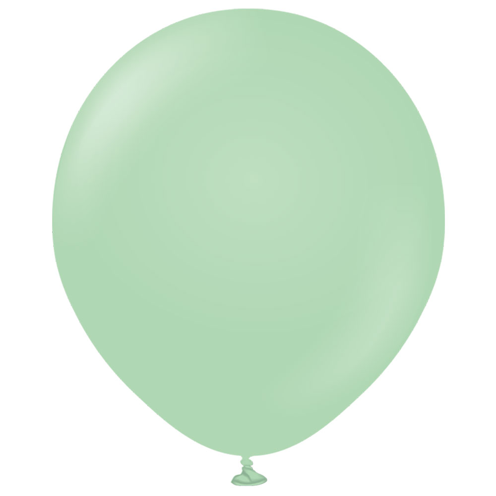Läs mer om Premium Stora Latexballonger Macaron Green