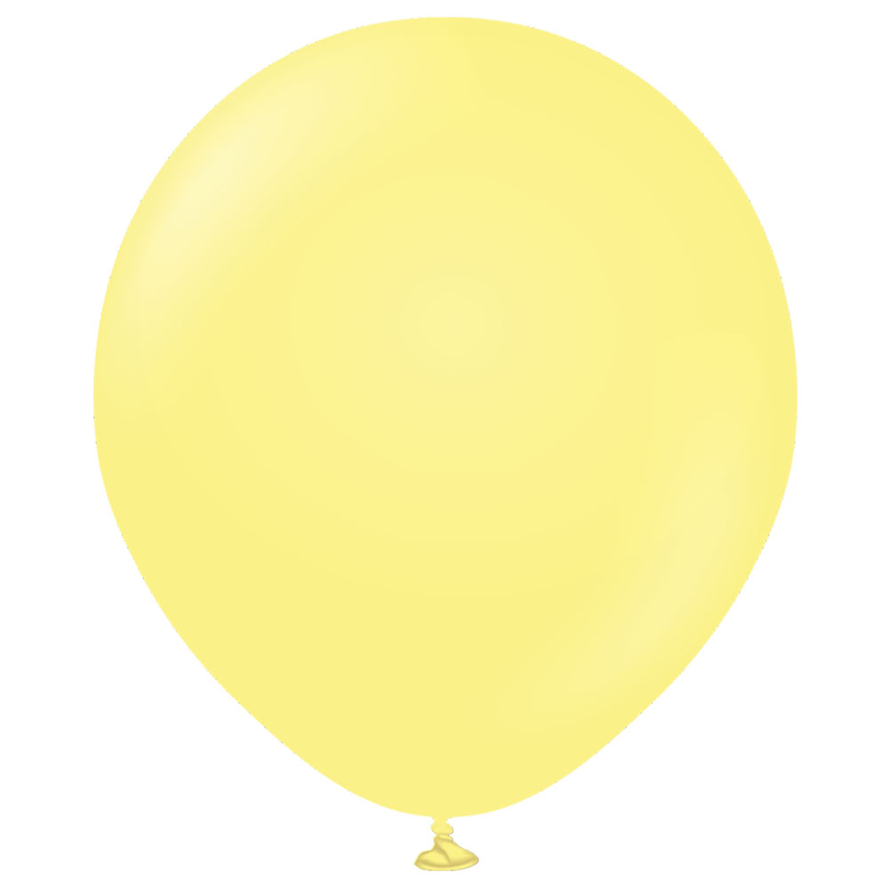 Läs mer om Premium Stora Latexballonger Macaron Yellow