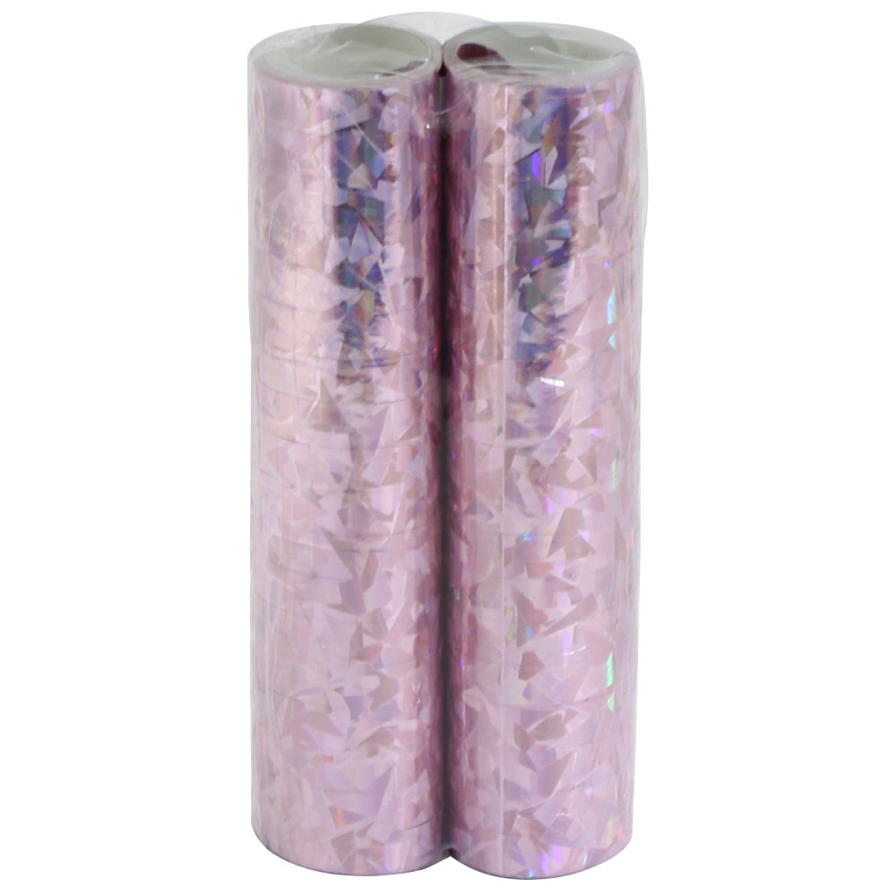 Läs mer om Serpentin Metallic Prisma Rosa 2-Pack