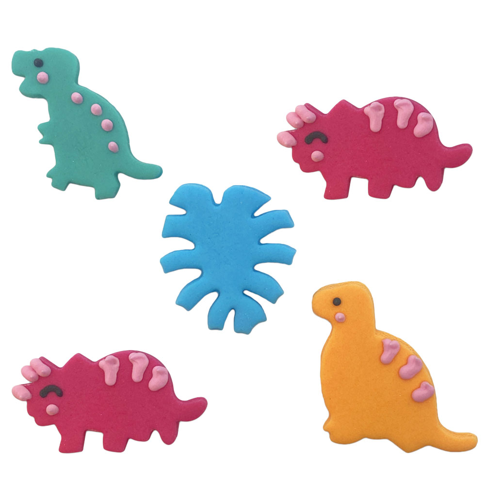 Sockerdekoration Dinosaurier Djungel