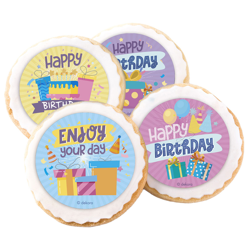 Tårtbild Happy Birthday