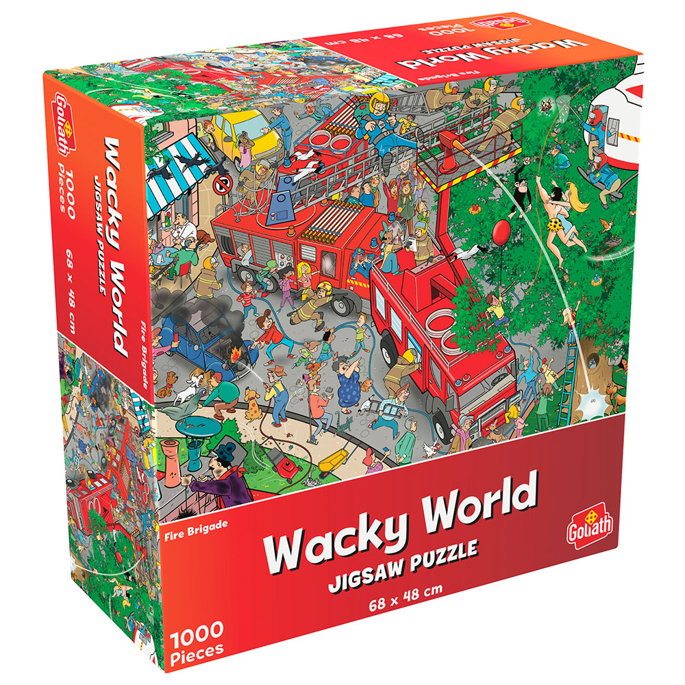 Läs mer om Wacky World Brandkåren Pussel 1000 Bitar