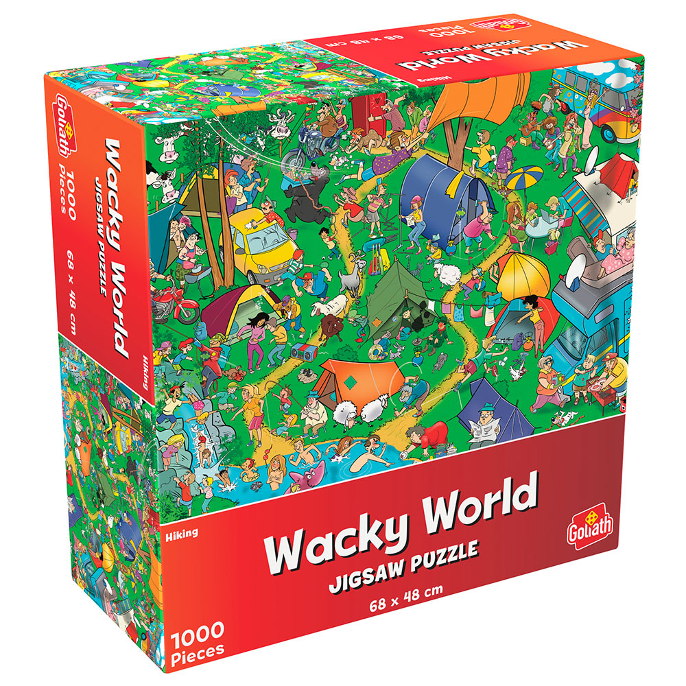 Läs mer om Wacky World Camping Pussel 1000 Bitar