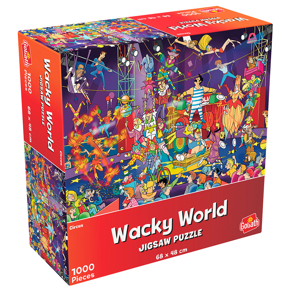 Läs mer om Wacky World Cirkus Pussel 1000 Bitar