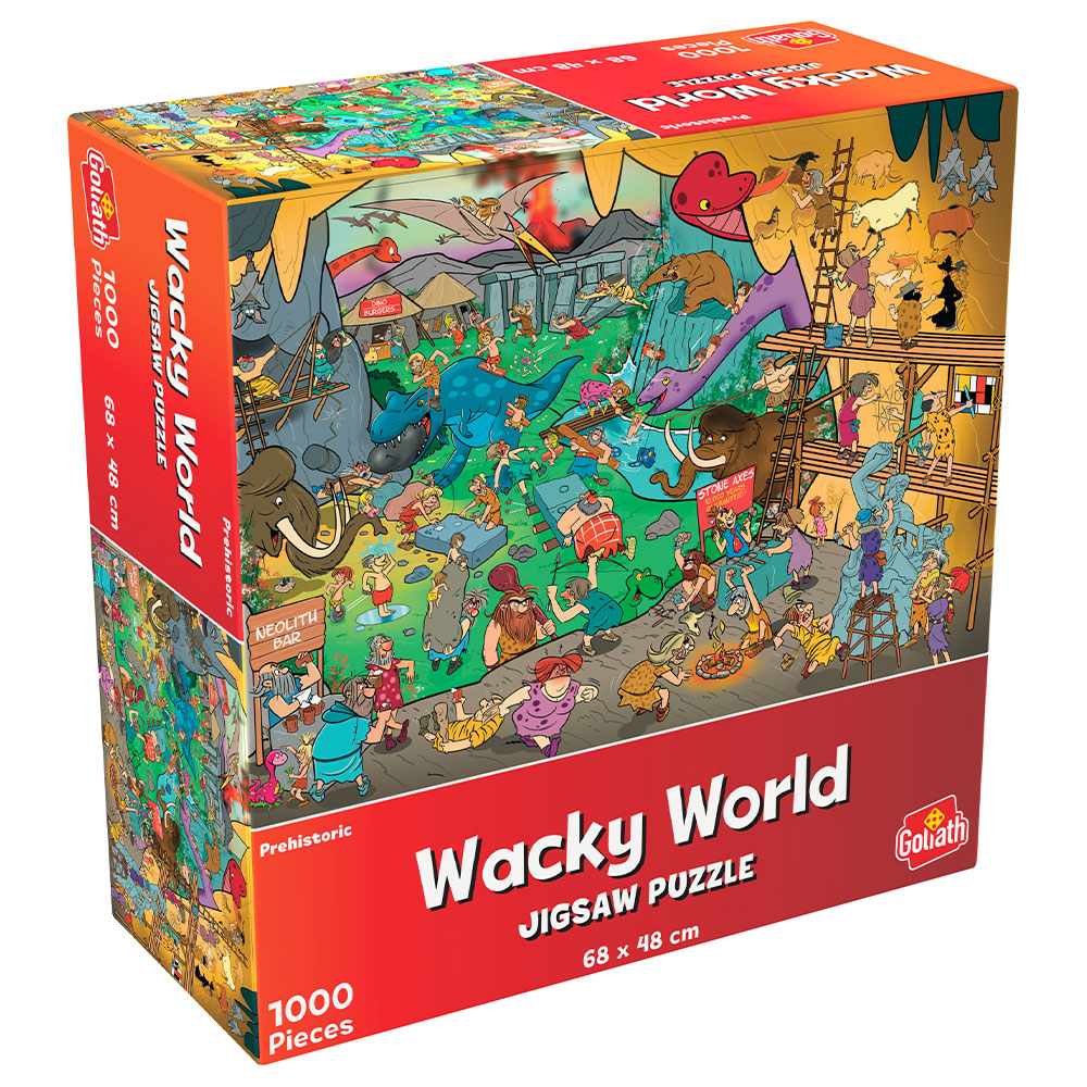 Läs mer om Wacky World Förhistorisk Pussel 1000 Bitar