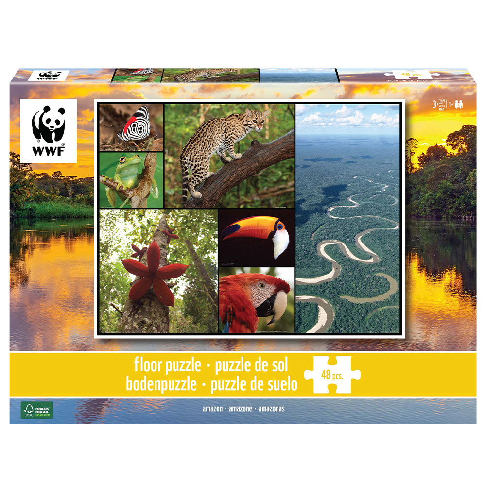 Läs mer om WWF Amazonas Pussel 48 Bitar
