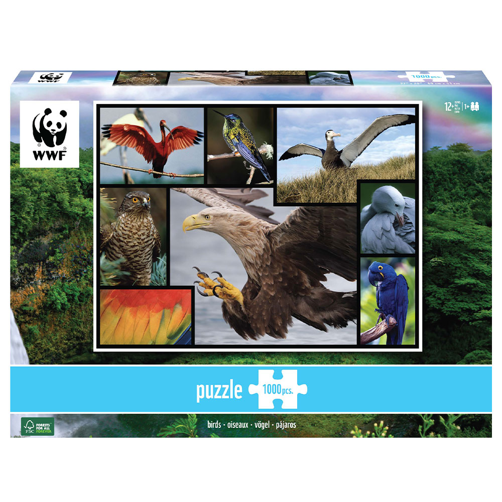 Läs mer om WWF Fåglar Pussel 1000 Bitar
