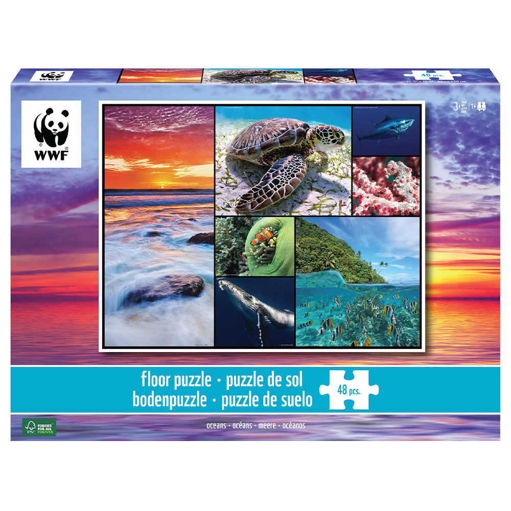Läs mer om WWF Hav Pussel 48 Bitar