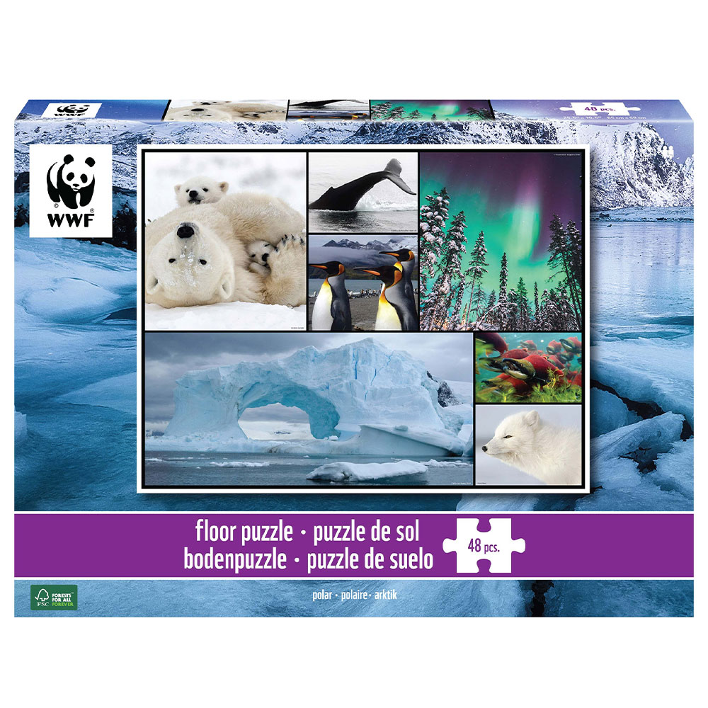 Läs mer om WWF Polaris Pussel 48 Bitar