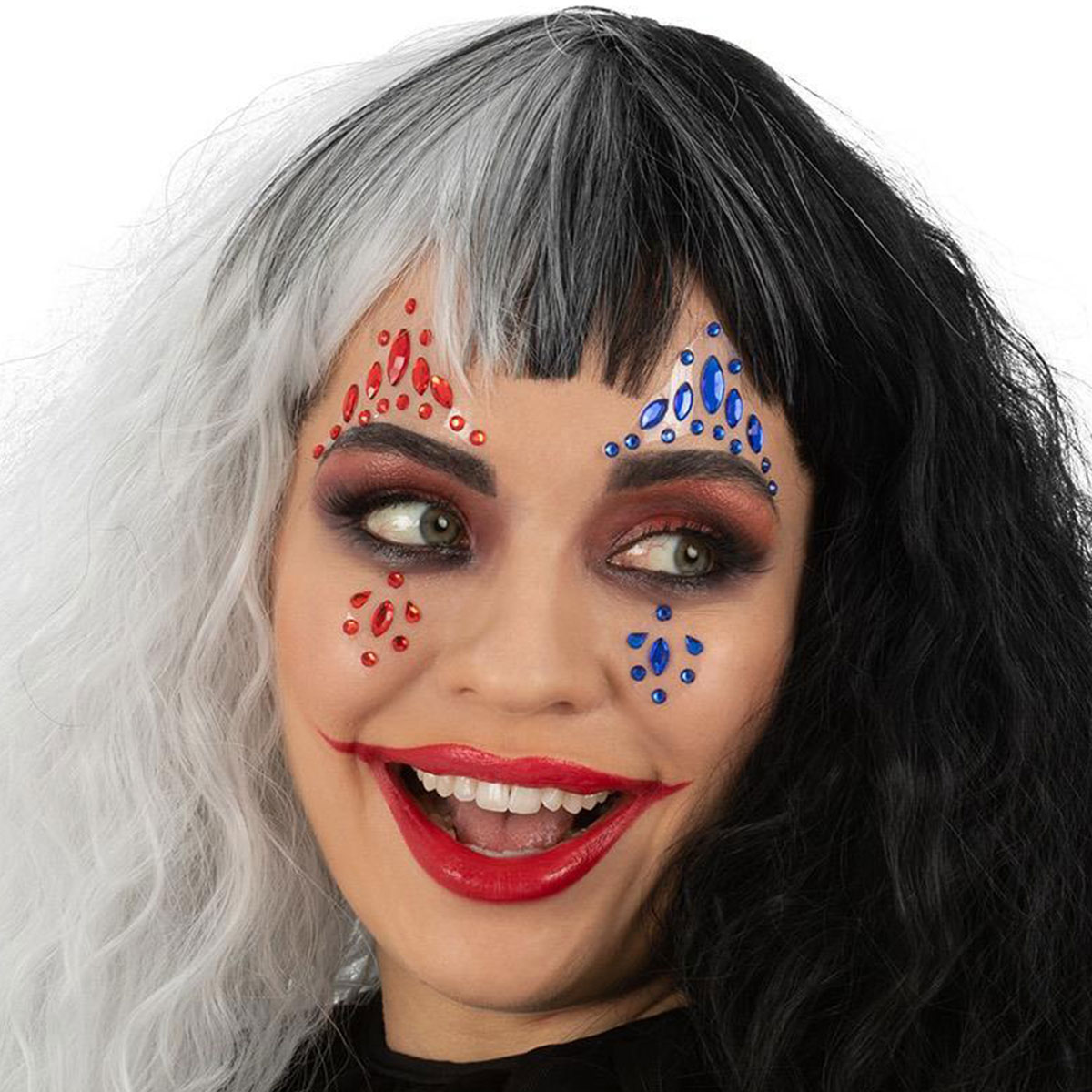 Ansiktssmycken Gycklare | Högtider - Halloween - Halloween kostymer - Clown maskerad | Maskeradspecialisten