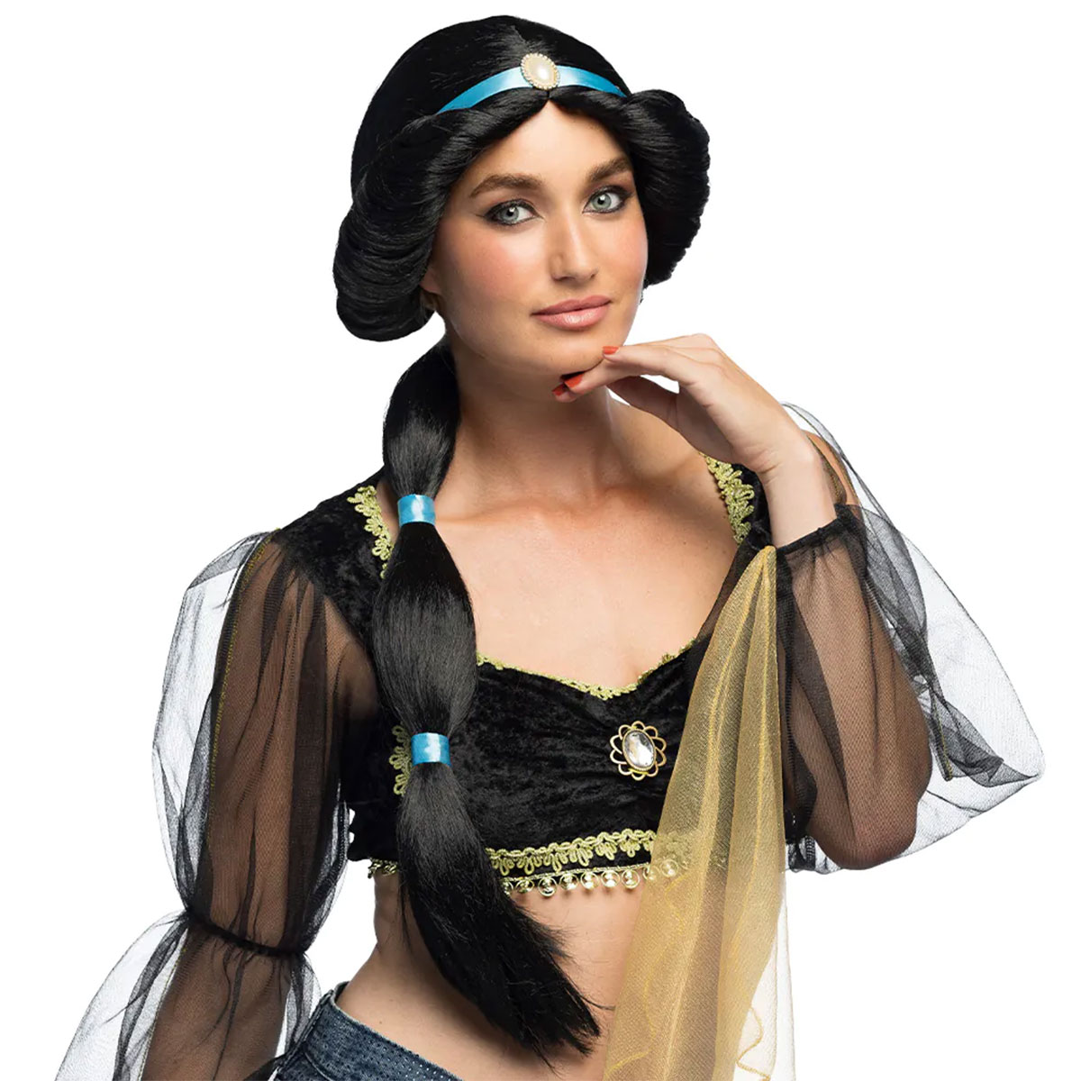Arabisk Prinsessa Peruk | Maskerad - Maskeradteman - Disney Maskerad | Party Outlet