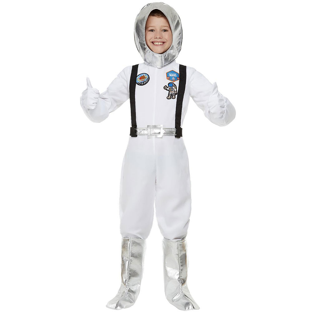Astronaut Vit Maskeraddräkt Barn | Maskerad - Maskeradteman - Yrken Maskerad | Maskeradspecialisten