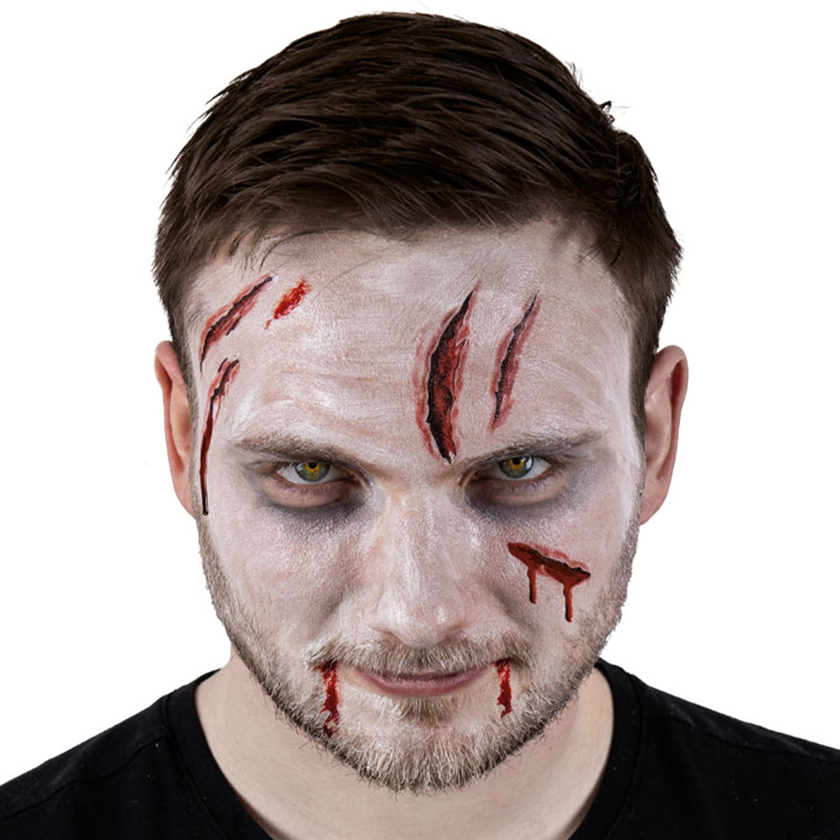 Blod & Sårtatueringar Kit | Maskerad - Smink - Fejkblod | Party Outlet