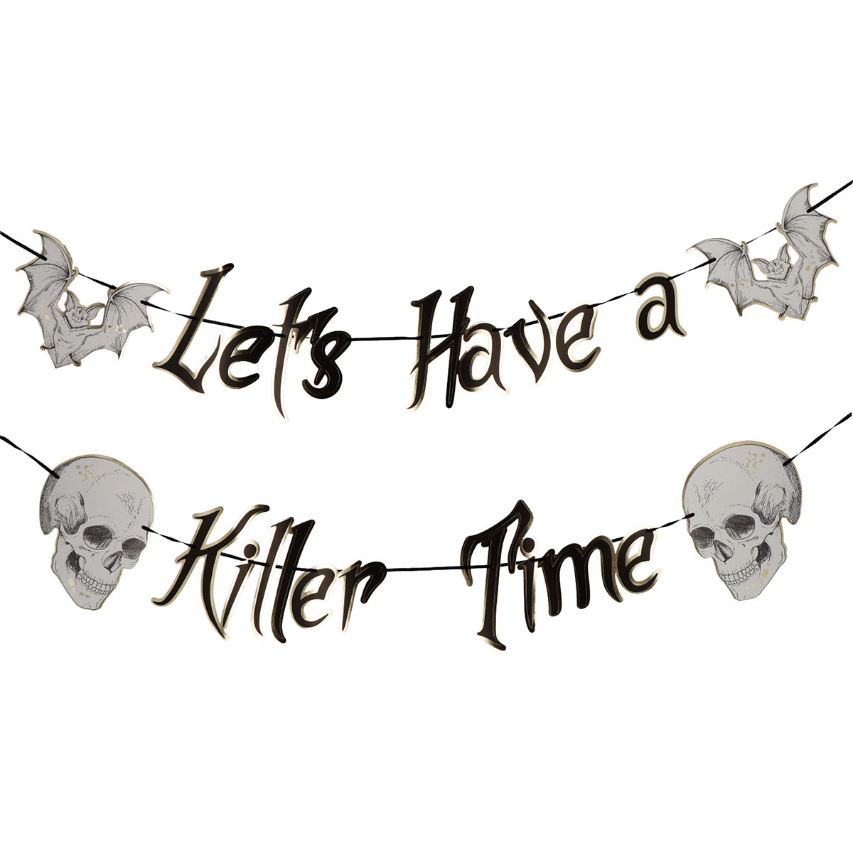 Bokstavsgirlang Lets Have a Killer Time | Högtider - Halloween - Halloween dekoration | Party Outlet