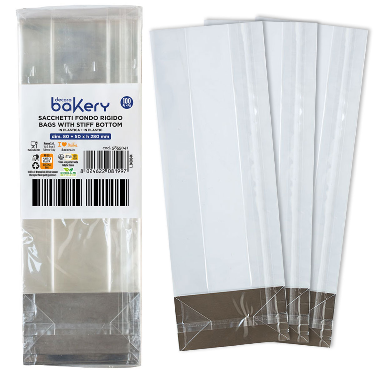 Cellofanpåsar Stadig Transparent 100-pack