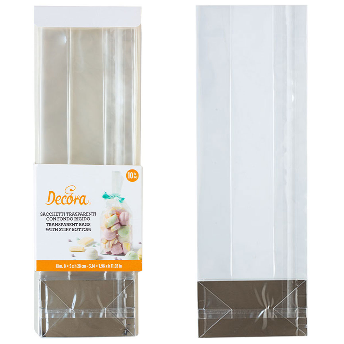 Cellofanpåsar Stadig Transparent 8x28 cm 10-pack