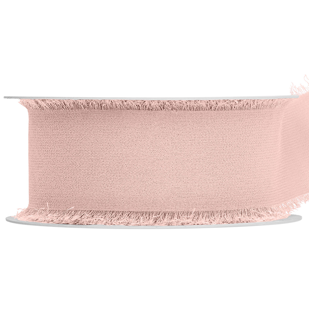 Chiffongband Ljusrosa 40 mm | Festartiklar - Dekoration - Band & Snören | Maskeradspecialisten
