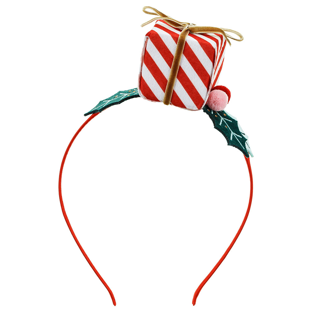 Diadem med Julklapp | Maskerad//Hattar//Vuxenhattar//Högtider//Jul//Diadem//Juldiadem//Tomteluva//Jul maskerad | PartyOutlet