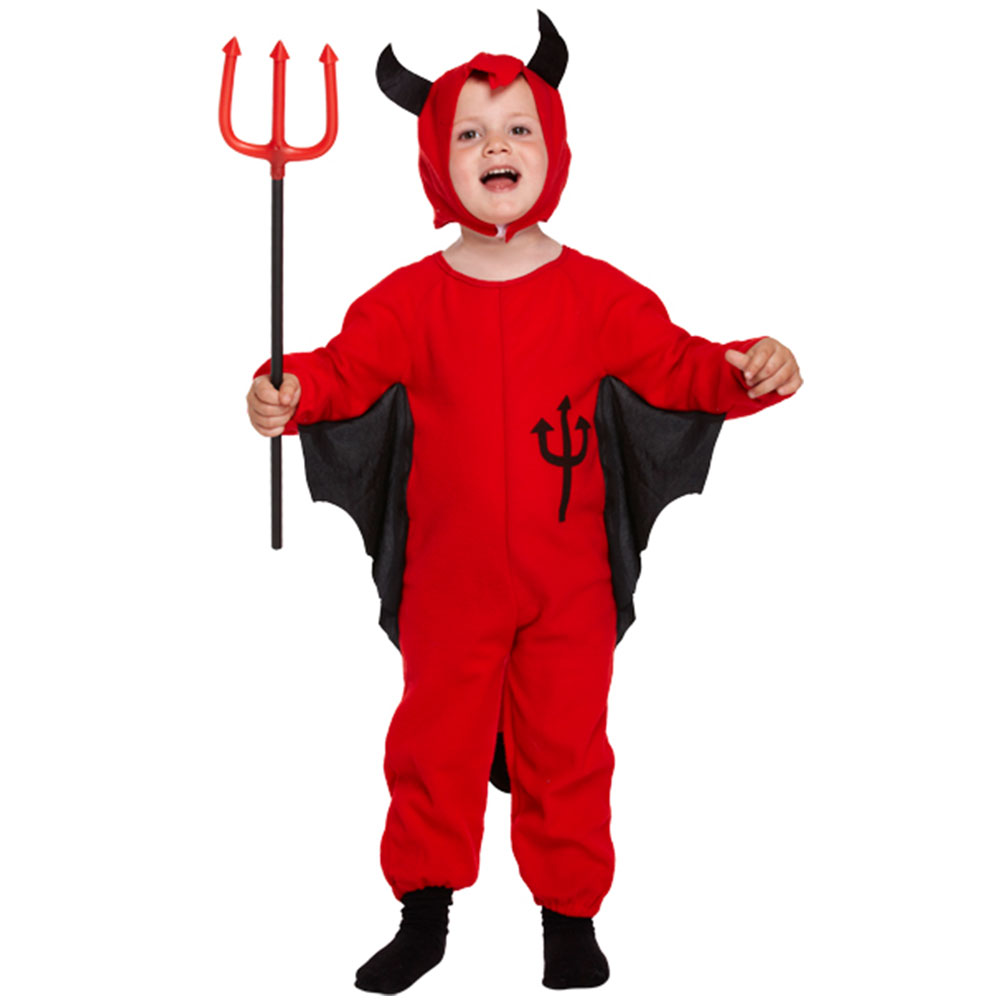 Djävulsdräkt Barn 2-4 år | Högtider - Halloween - Halloween kostymer - Djävul Maskerad | Party Outlet