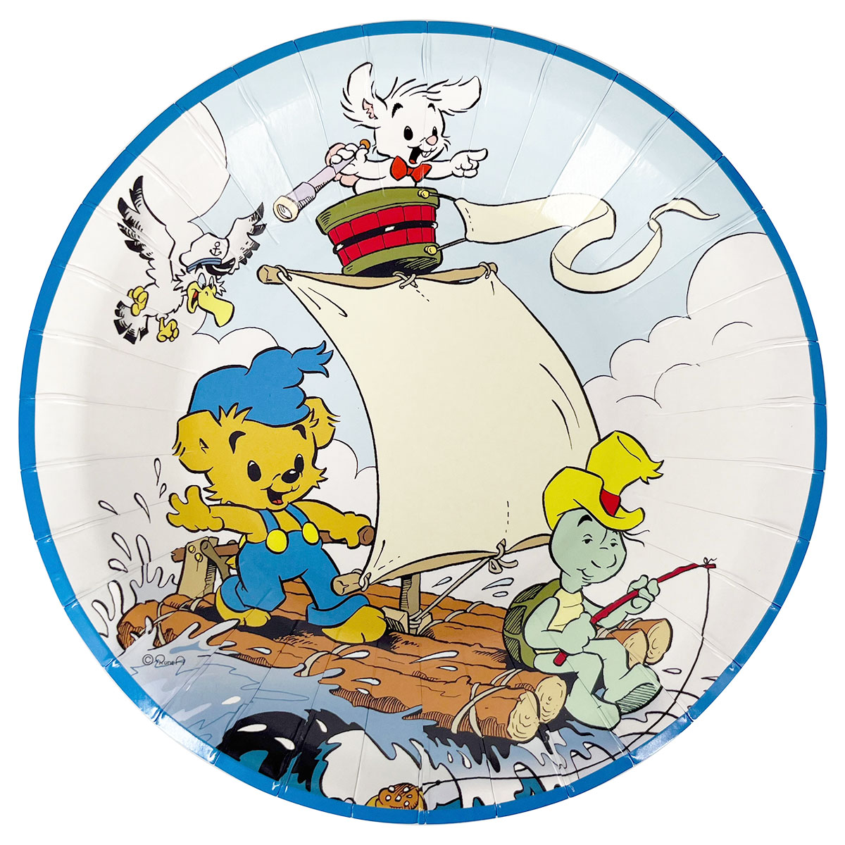 Djupa Papperstallrikar Bamse 8-pack | Festartiklar - Kalastillbehör - Kalaspåsar | Party Outlet