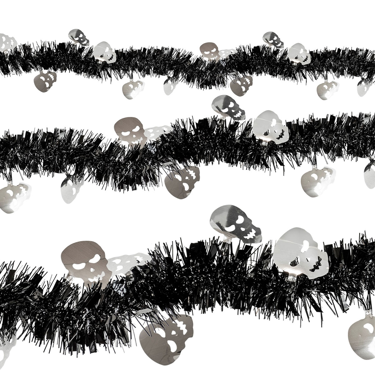 Dödskallar Glittergirlang | Högtider - Halloween - Halloween dekoration | Party Outlet