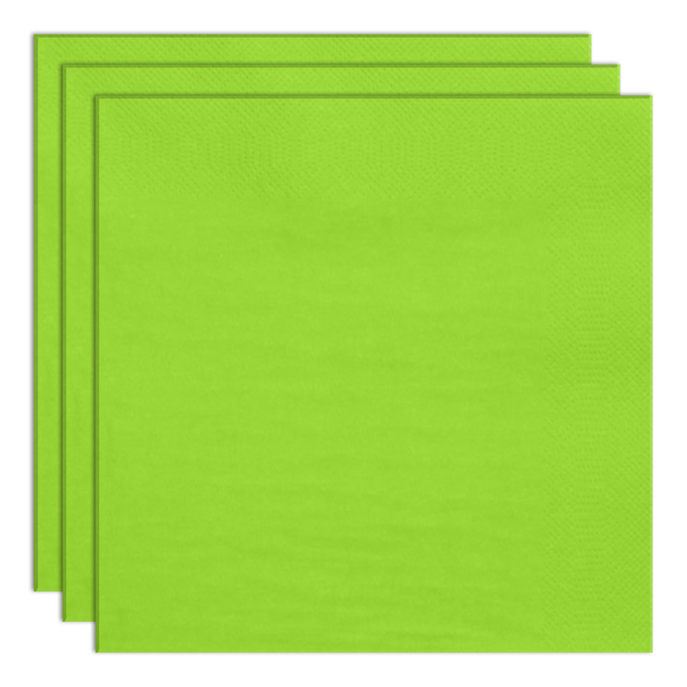 Engångsservetter Limegrön 24 cm 20-pack | Påsk//Högtider//Festteman//Barnkalas//Påskdukning//KALASTEMAN//Fotbollskalas//Fler Högtider//st patrick's day//Djungelkalas//Hawaii Tema | PartyOutlet