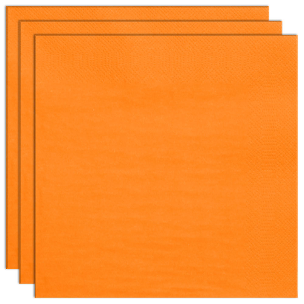 Engångsservetter Orange 33 cm 20-pack