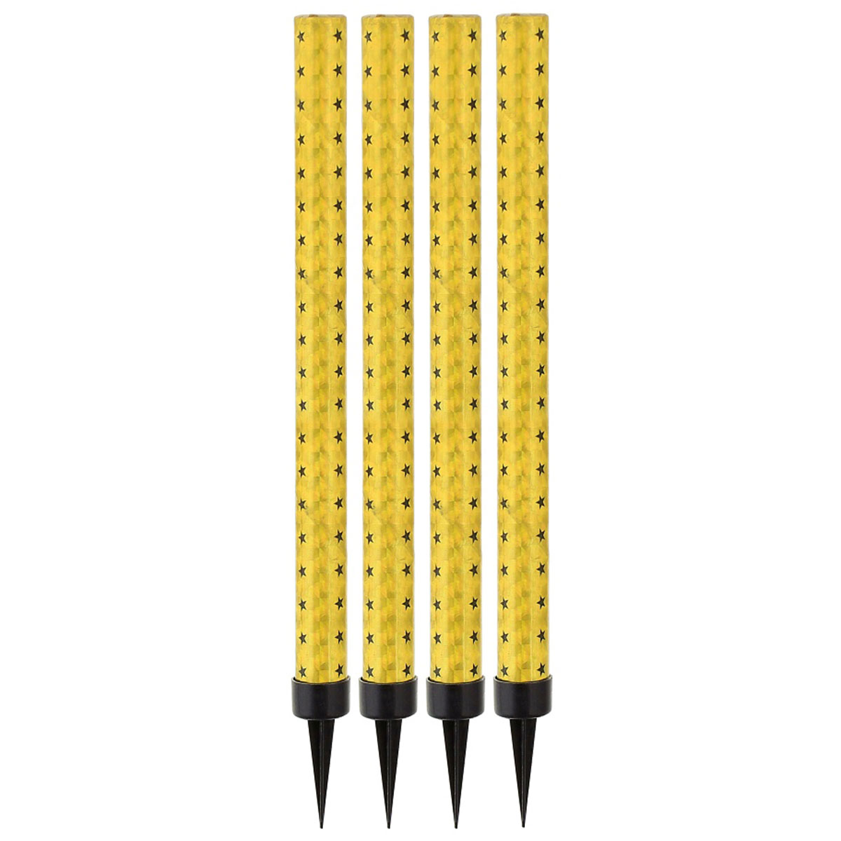 Extra Långa Isfacklor Guld 4-pack | Baka - Tårtdekorationer - Tårt- & Sifferljus | Party Outlet