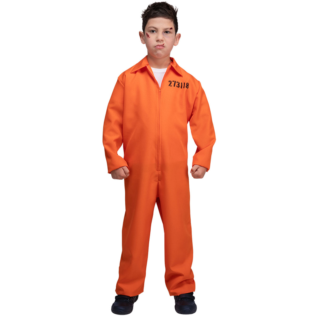 Fångdräkt Orange Barn | Maskerad - Maskeradkläder - Tjuv- & polisdräkter | Party Outlet